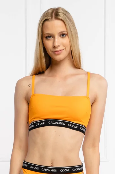 Bikini top Calvin Klein Swimwear orange